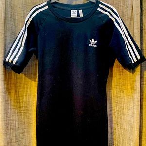 Adidas short sleeve black dress.